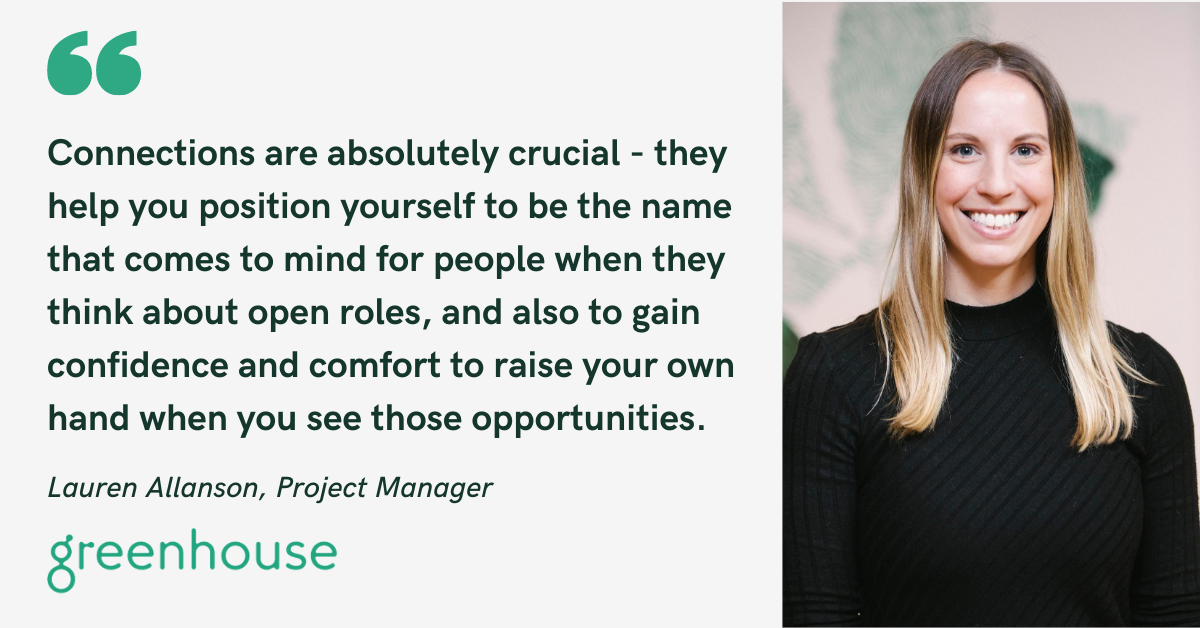 How to Grow Your Career Without Leaving Your Company: A Conversation with Greenhouse's Lauren Allanson
