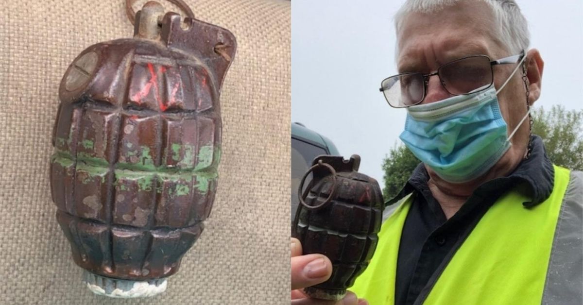 Police Issue Warning After Woman Attempts To Drive WWII Grenade To Police Station