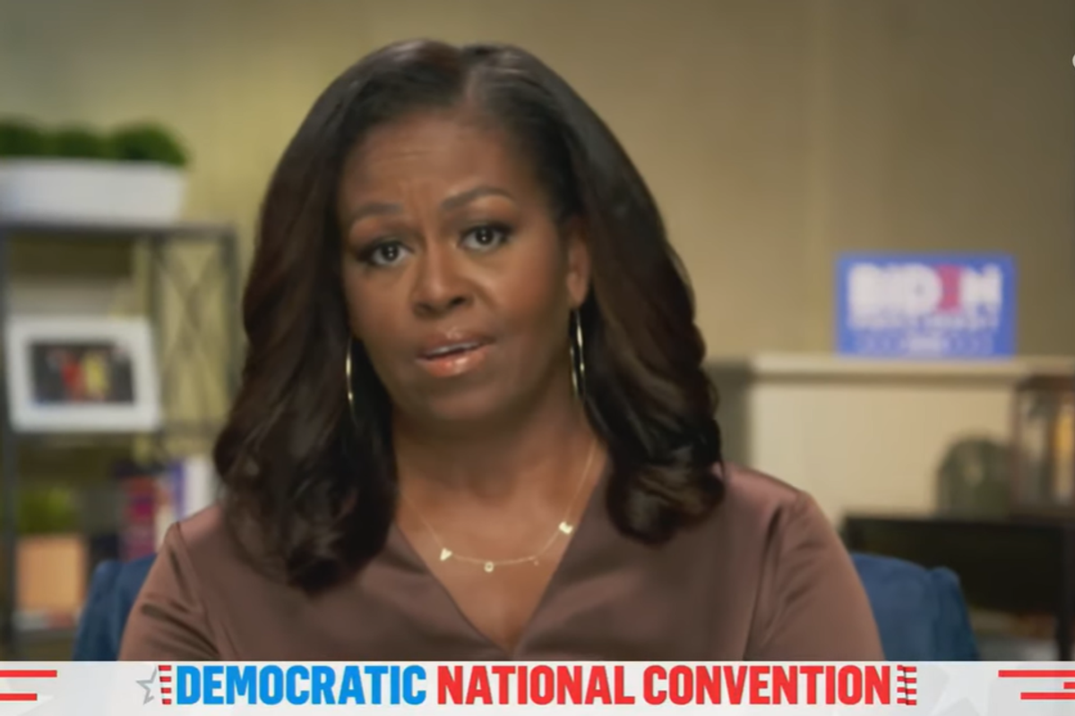 Can Michelle Obama Just Address The Nation Every Night Until November 3?