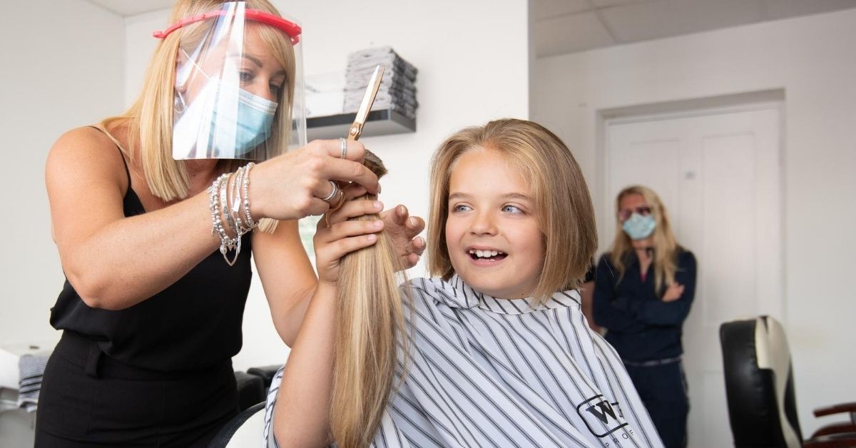 9-Year-Old Boy Who Never Had His Hair Cut Chops Off His Luxurious Locks To Help Kids With Cancer