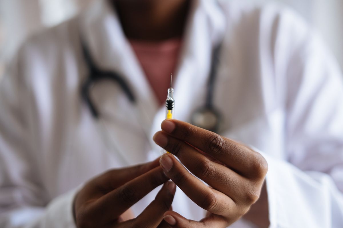 doctor with syringe