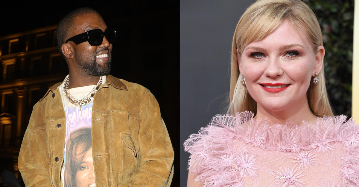 Kanye Used An Image Of Kirsten Dunst On His 2020 'Vision Board'—And She's Just As Confused As We Are