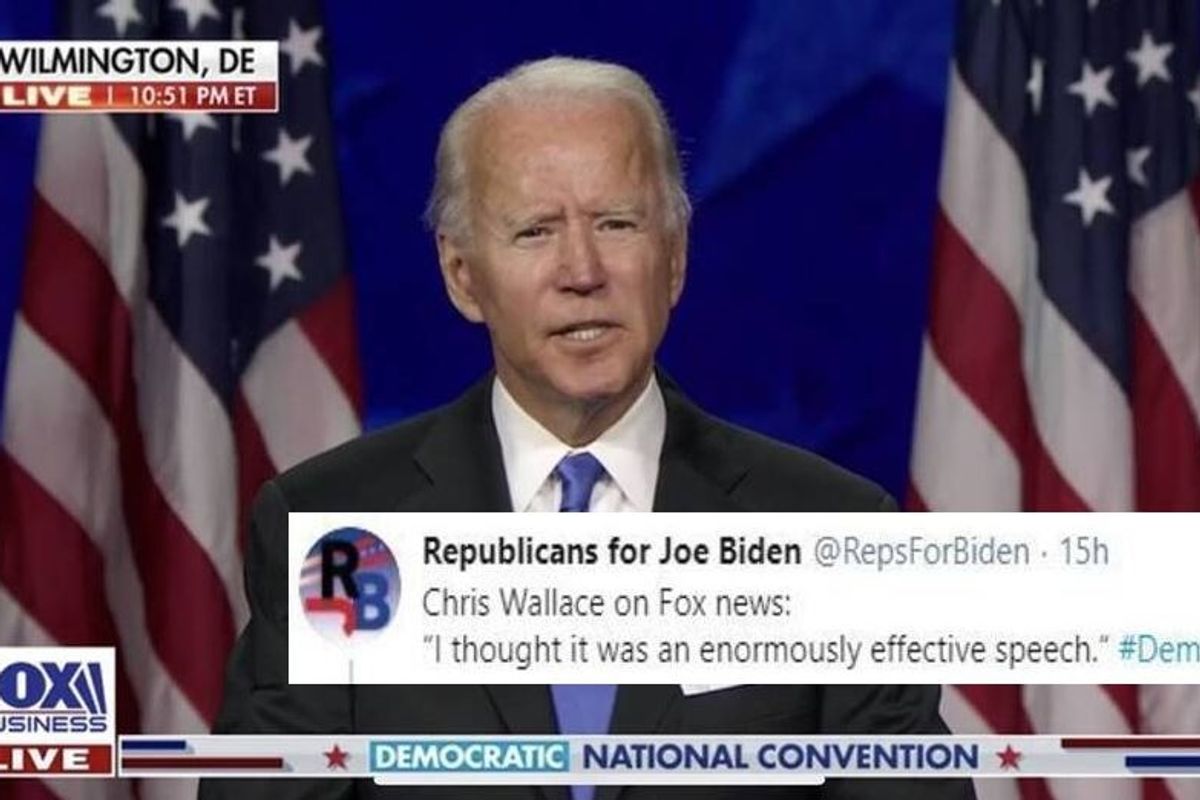 Joe Biden's speech at the DNC was so well received, even Fox News hosts loved it