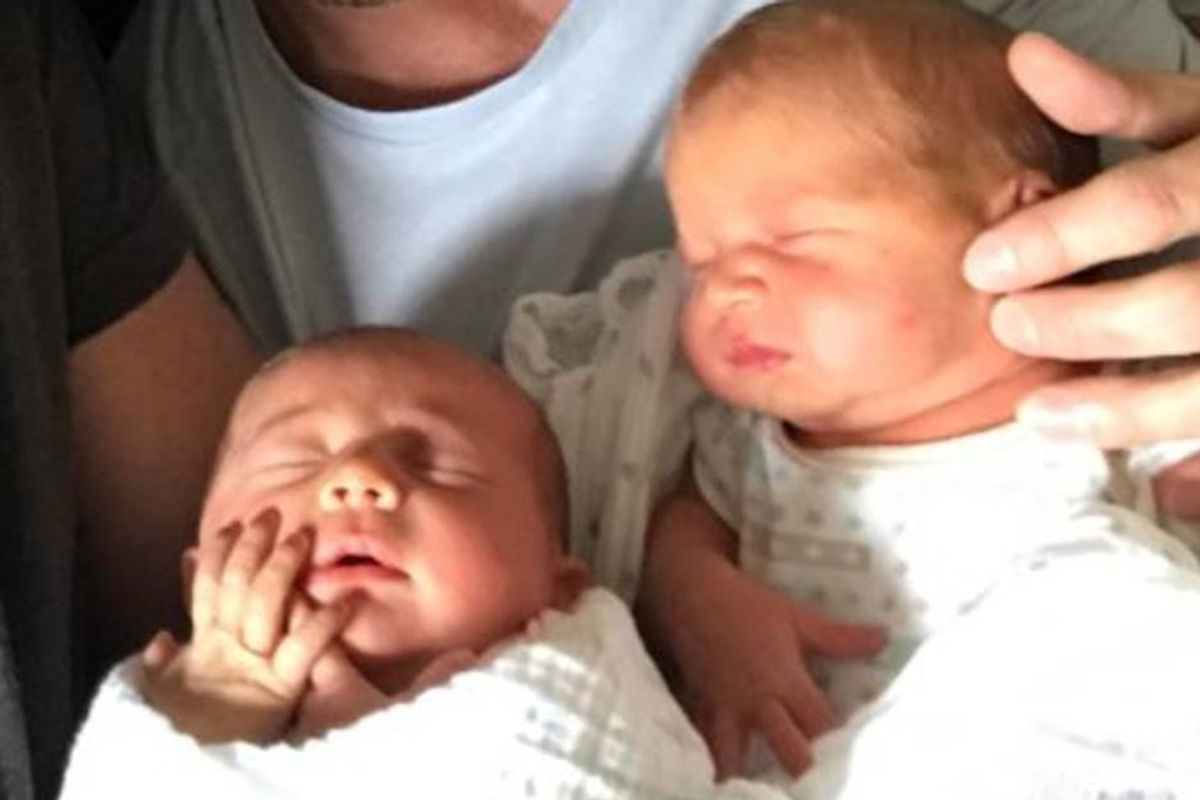 Miracle twins have different fathers and the dads couldn't be happier about it