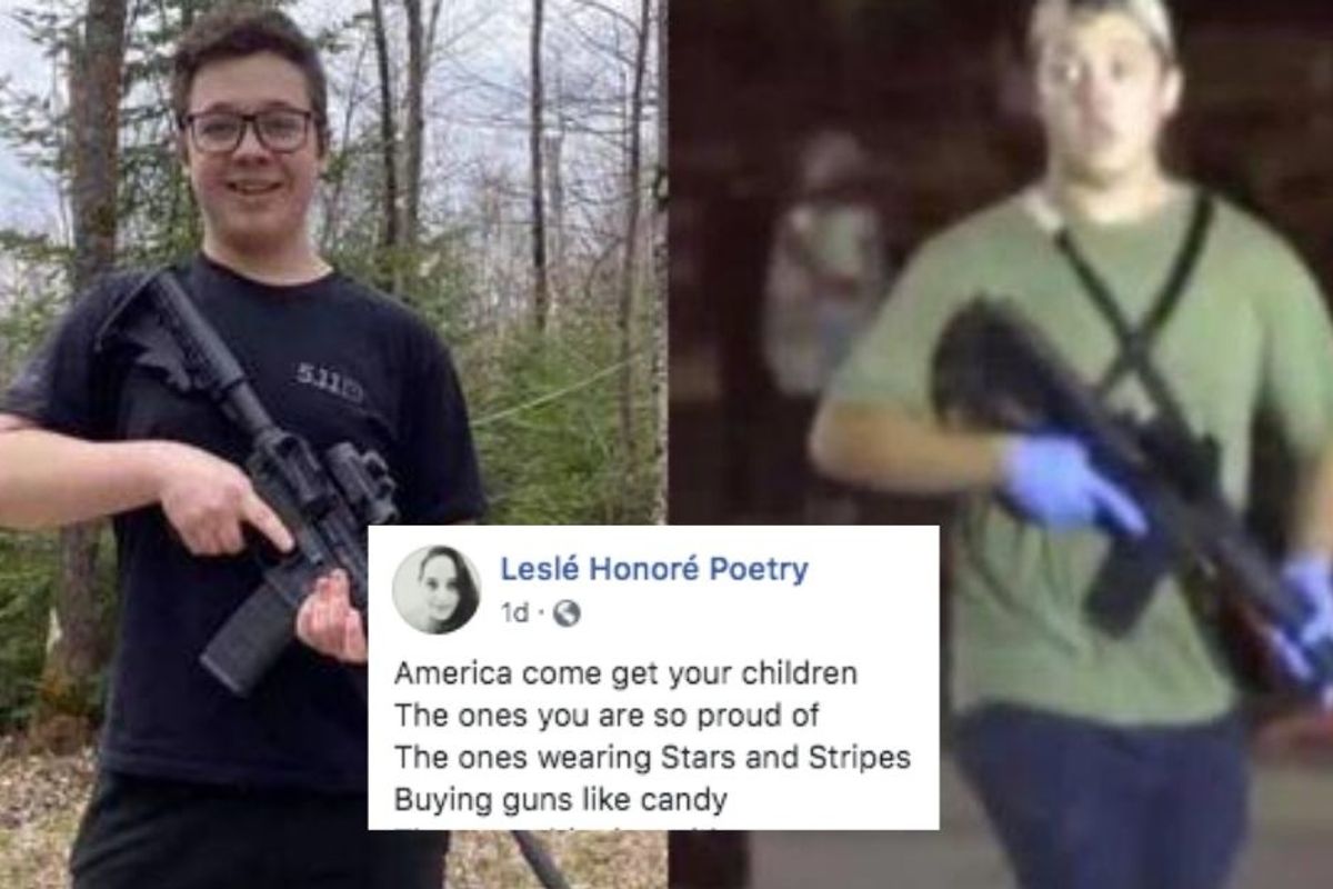 A haunting poem captures our Kyle Rittenhouse moment. America: 'come get your children.'