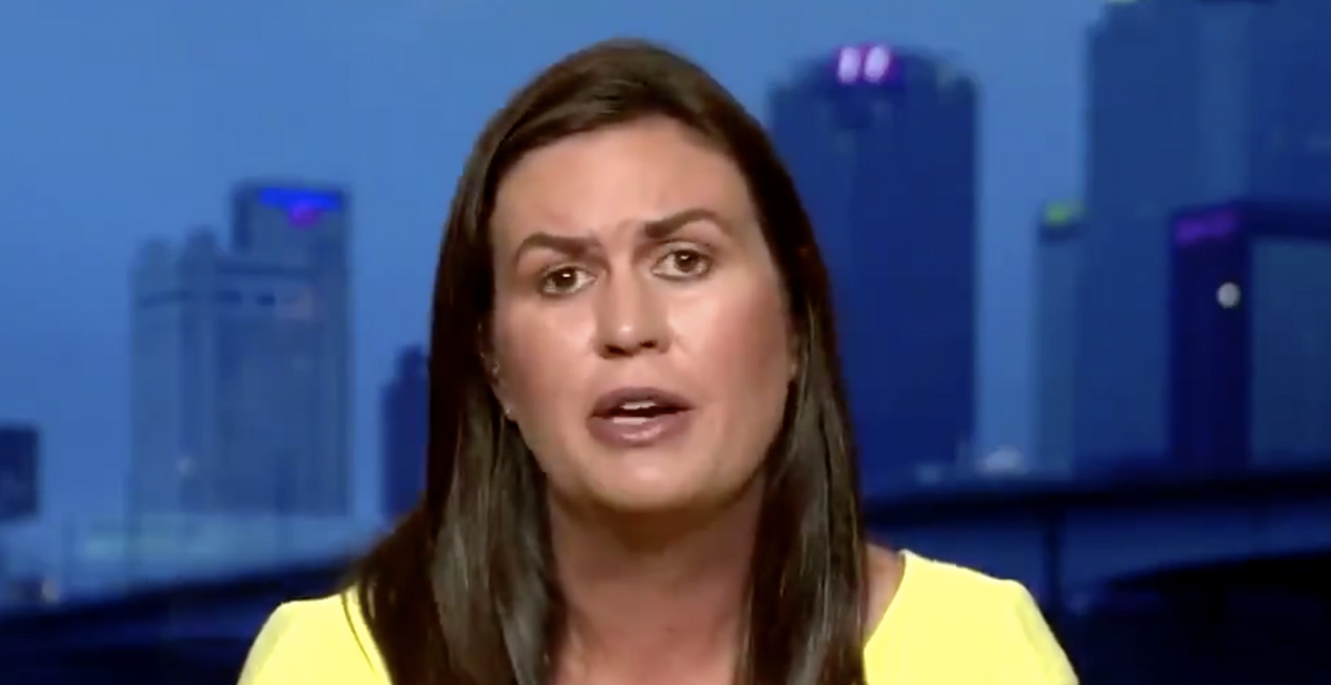 Sarah Sanders Dragged After Claiming That 'Caring About People' Is 'the Core' of Who Trump Is