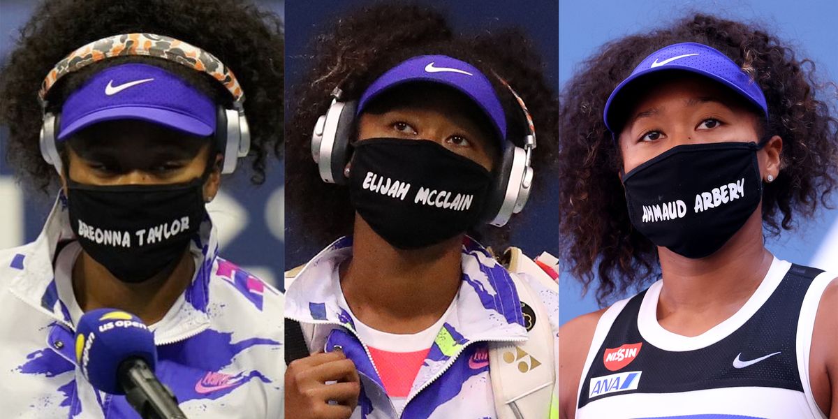 Naomi Osaka Wears Masks to Call Attention to BLM