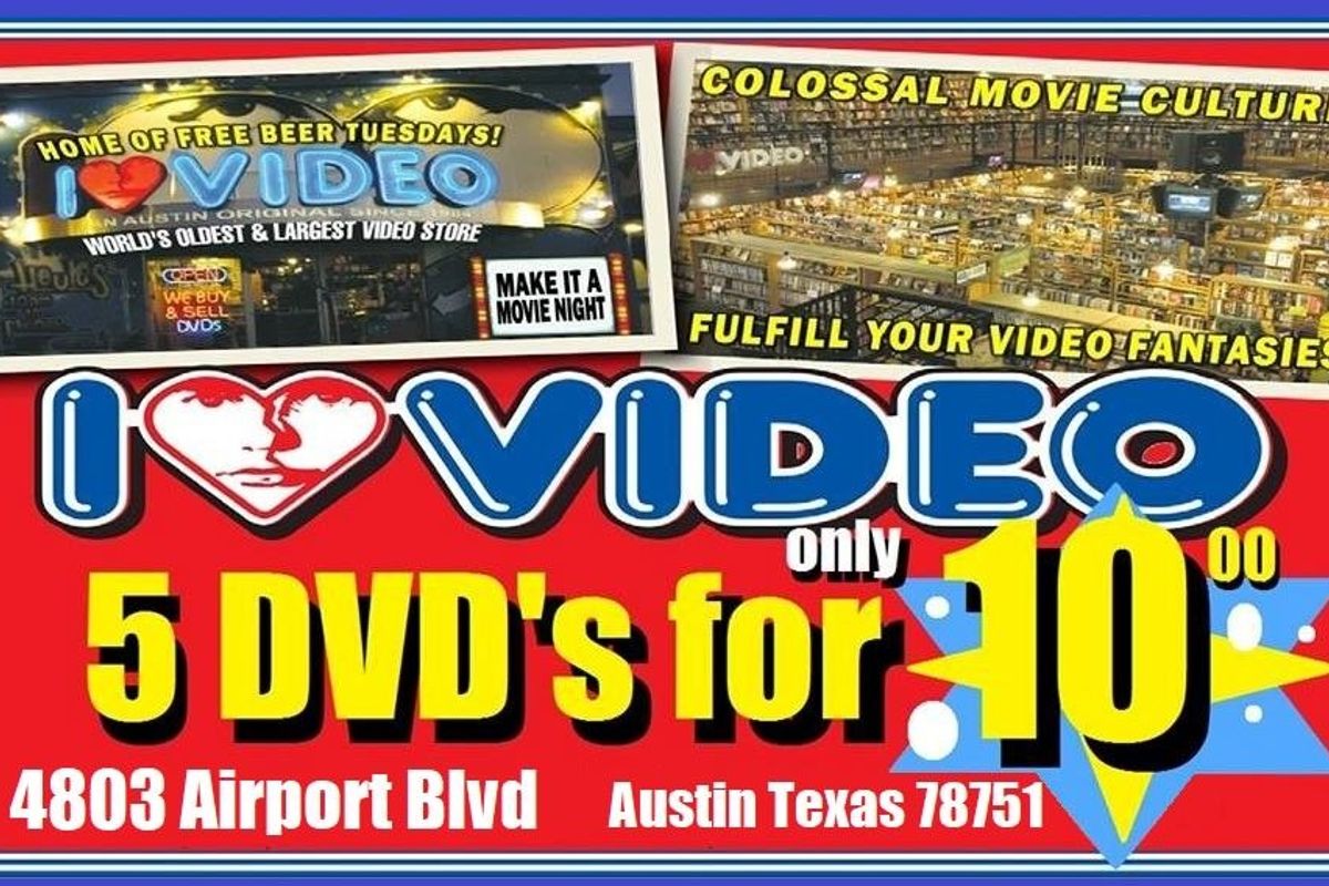 Curtain closes on iconic Austin video shop I Luv Video after 36 years