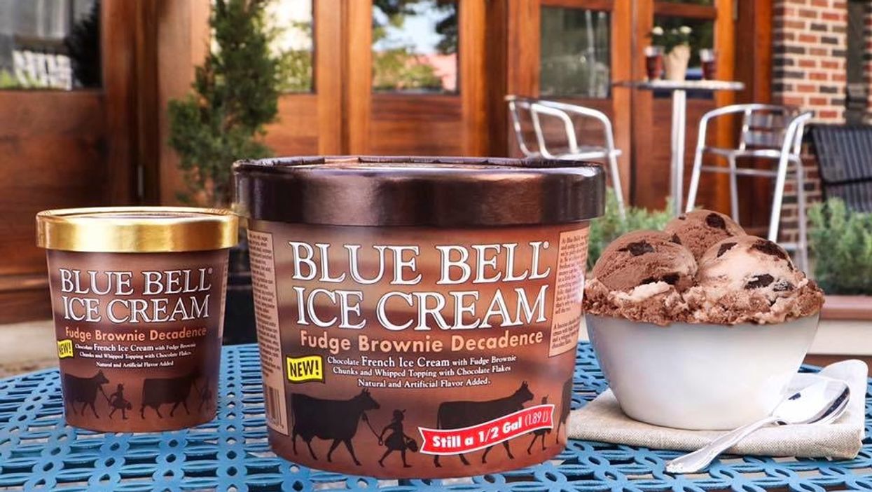 Blue Bell's new fudge brownie ice cream sounds like a chocolate lover's dream
