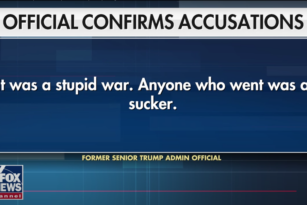 Trump Wants Fox Reporter Who Confirmed Atlantic Story Fired For Hurting His Wee Feelings