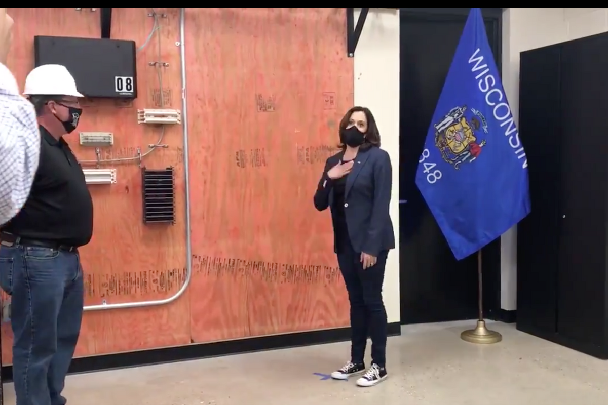 Kamala Harris’s Sneakers Are Made For Walking On Trump’s Stupid Face