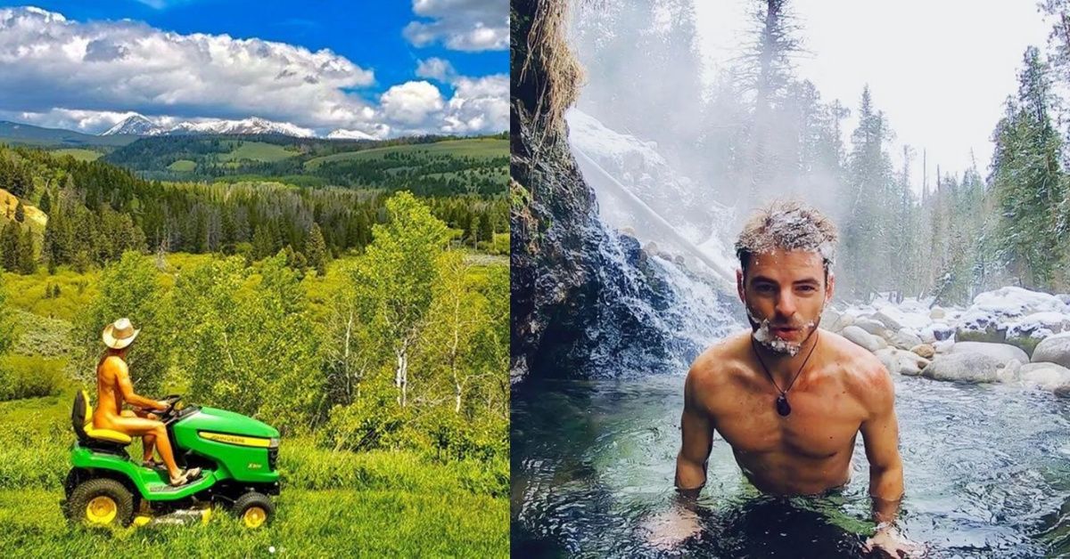 'Naked Rancher' Ignites Instagram By Herding Cattle, Chopping Wood, And Fishing In The Buff