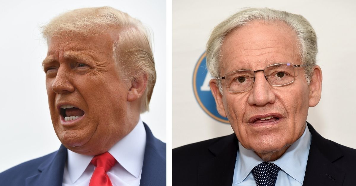 Trump's Recent Attacks On Bob Woodward Awkwardly Undermined By One Of His Own Old Tweets