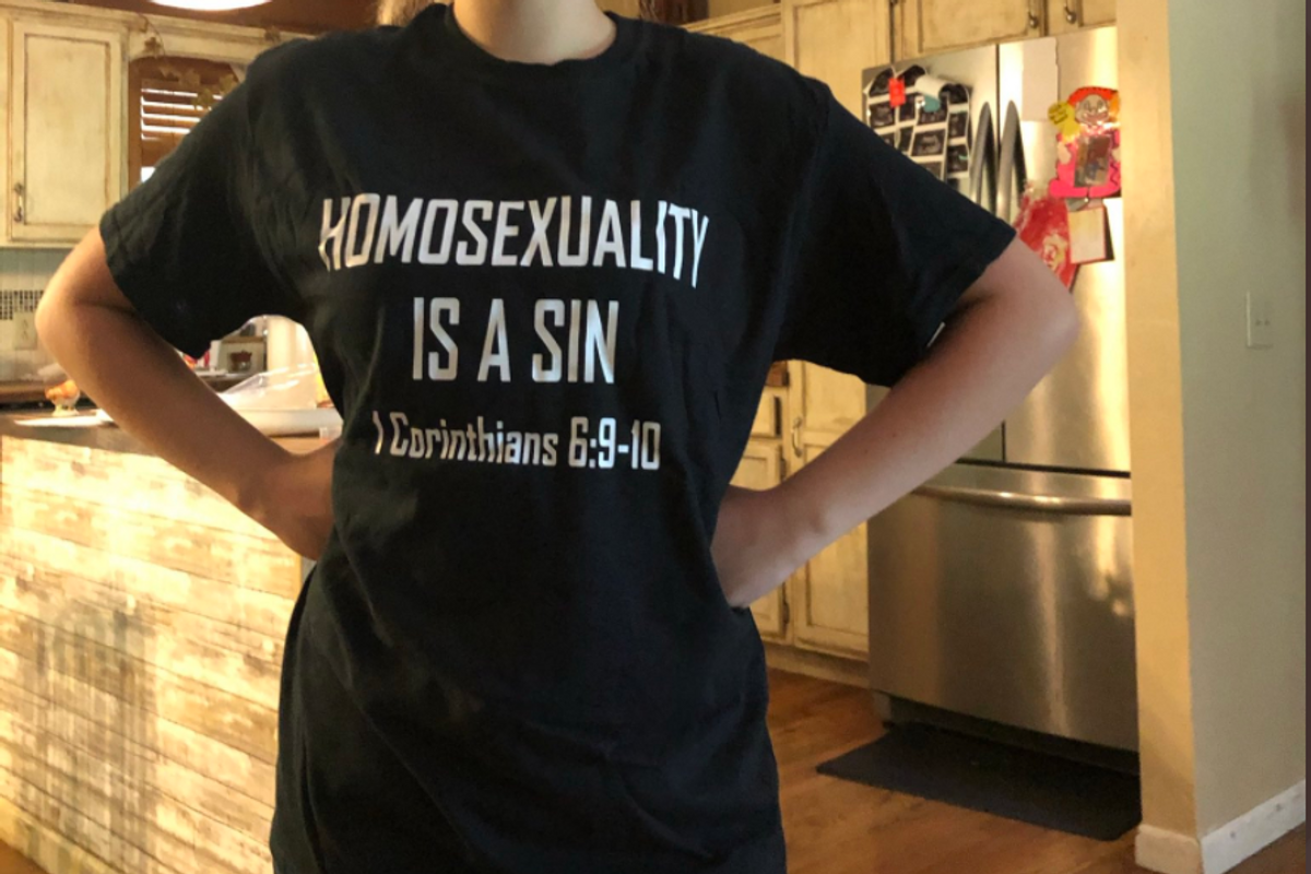 Hate Preacher So Sad School Won't Let His Daughter Wear Homophobic Shirt To School