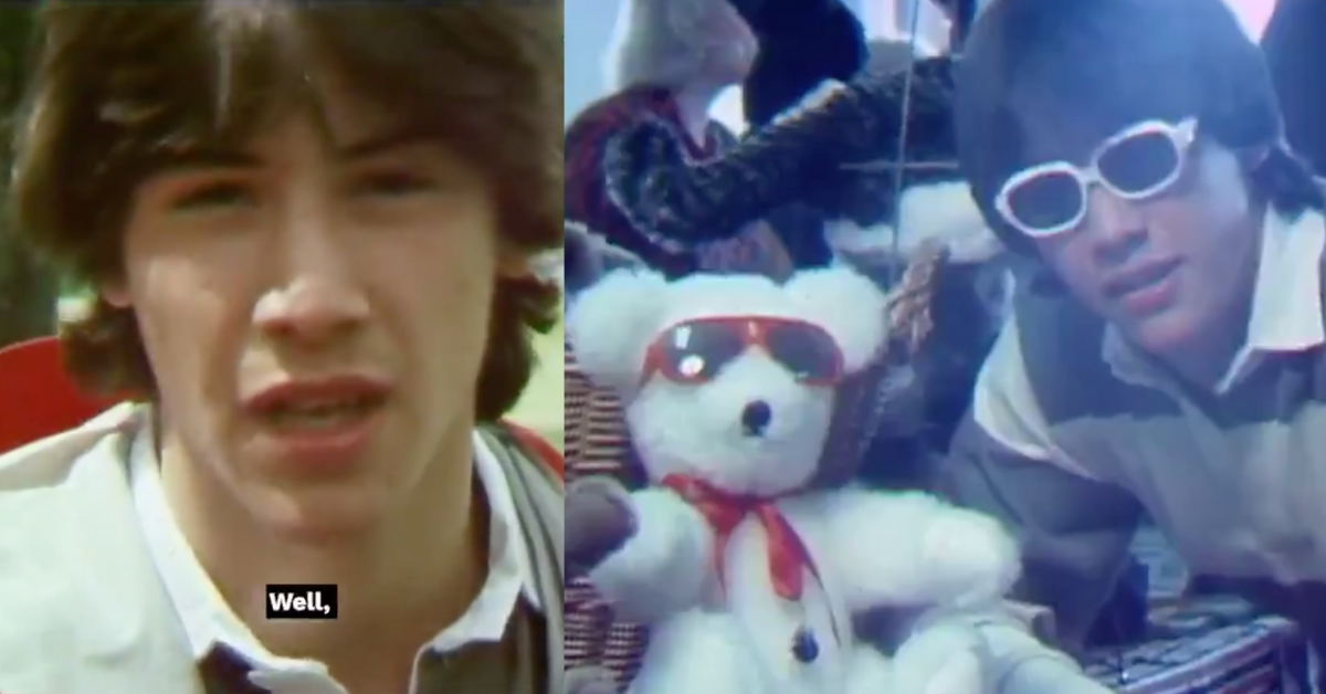 Old Video Of Keanu Reeves Adorably Reporting About A Teddy Bear Convention Has Us Smitten