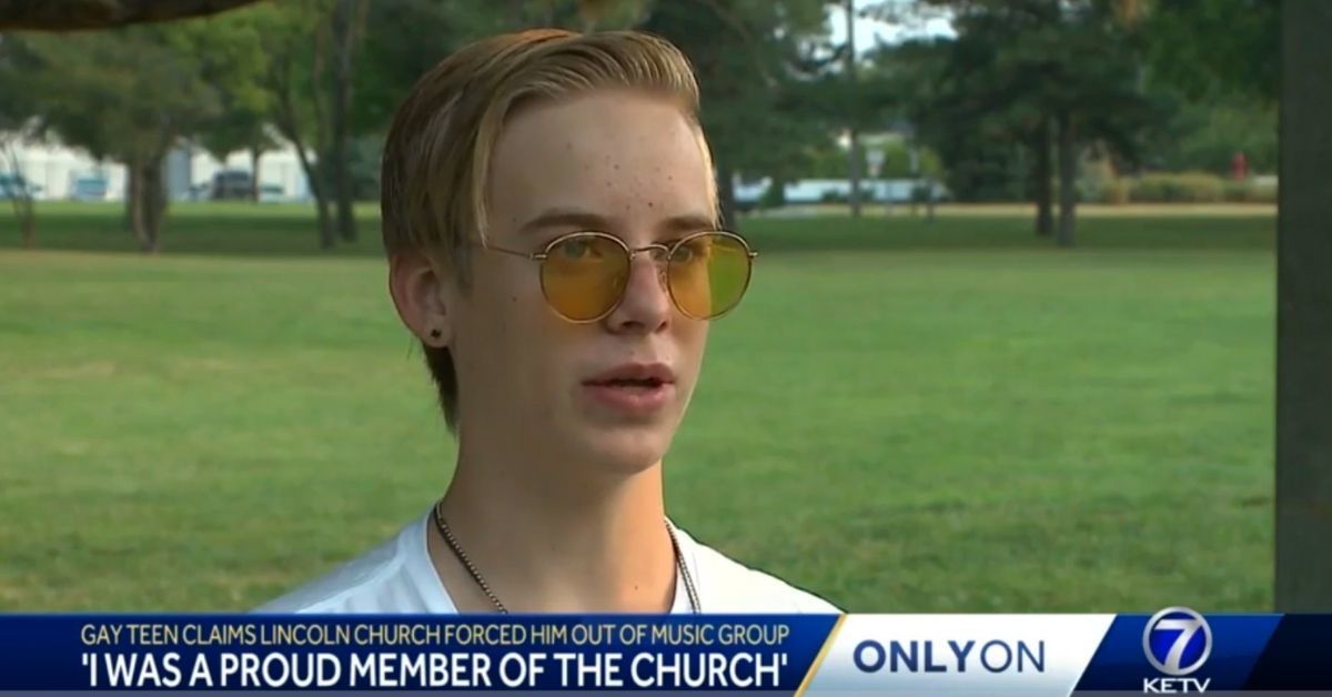 Nebraska Teen Overwhelmed With Support After Being Expelled From Church For Being Gay