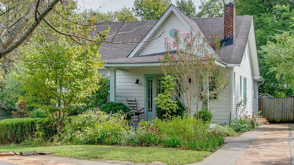 This adorable cottage is for sale in Nashville