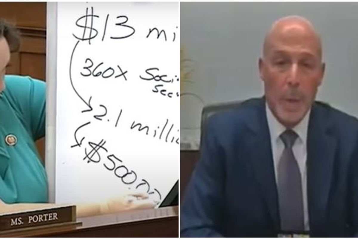 Pharma CEO squirms as Katie Porter exposes his price-gouging scheme with her trusty whiteboard