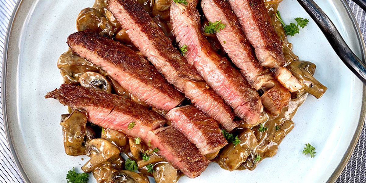 Steak Diane with Miyazakigyu Wagyu Ribeye My Recipe Magic