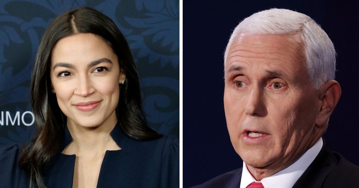 AOC Swiftly Shuts Down Mike Pence For Claiming He's 'Pro-Life' During Vice Presidential Debate