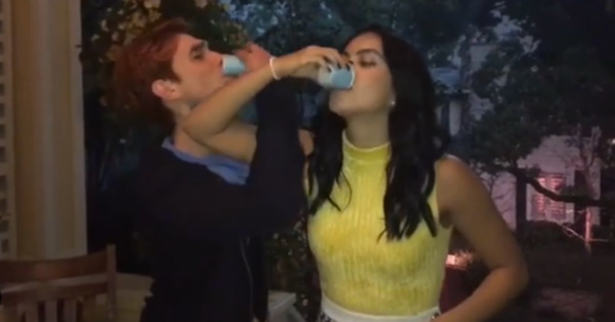 Video Of 'Riverdale' Stars Using Mouthwash As Protection Before Makeout Scene Has Everyone Baffled