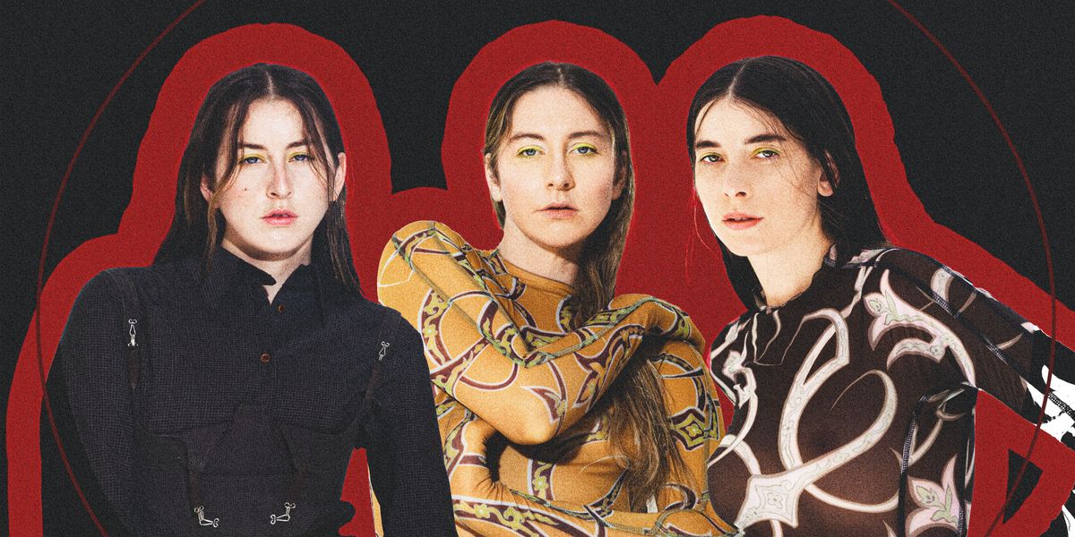 Woman From a Magazine Chats With HAIM