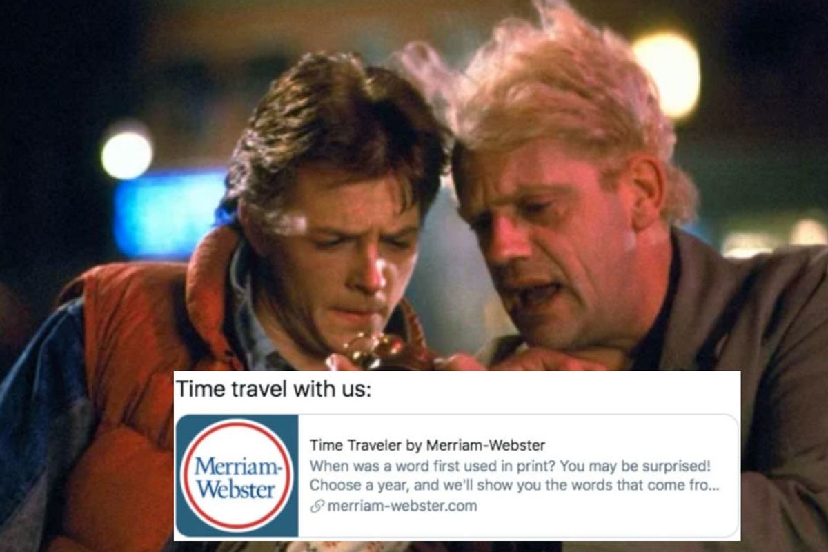 Merriam-Webster's 'Time Traveler' reveals what new words appeared the year you were born