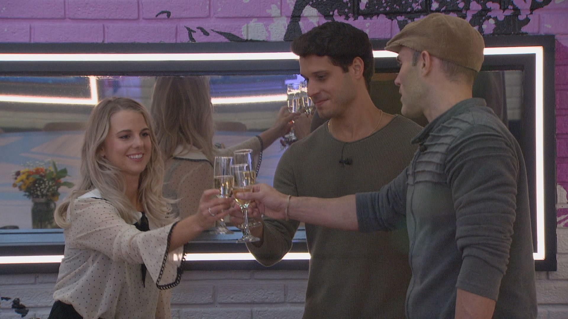 Nicole Franzel, Cody Calafiore and Enzo Palumbo.