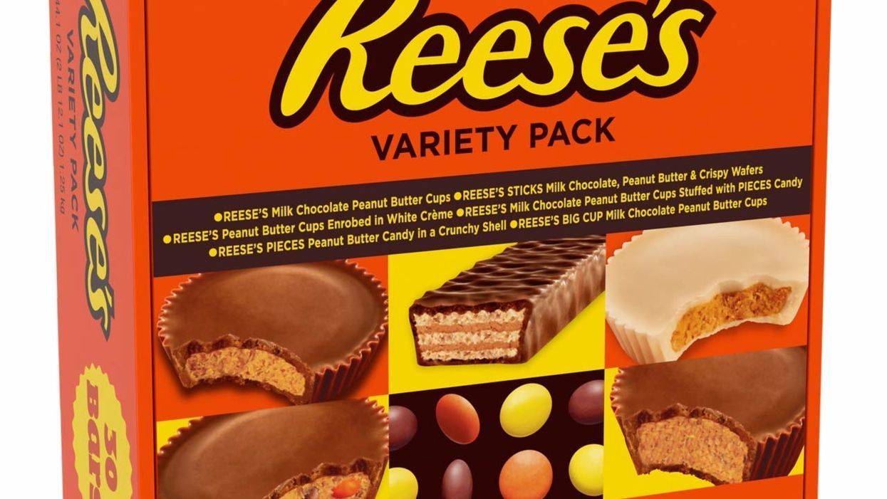 A Reese's variety box that weighs nearly three pounds exists because dreams really do come true