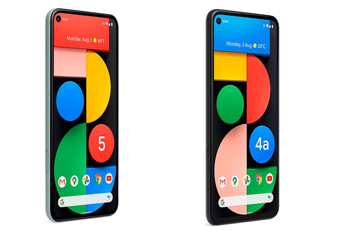 The Google Pixel 5 and Pixel 4a 5G​