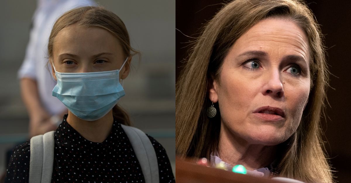 Greta Thunberg Expertly Shuts Down Amy Coney Barrett Over Her 'Views' On Climate Change