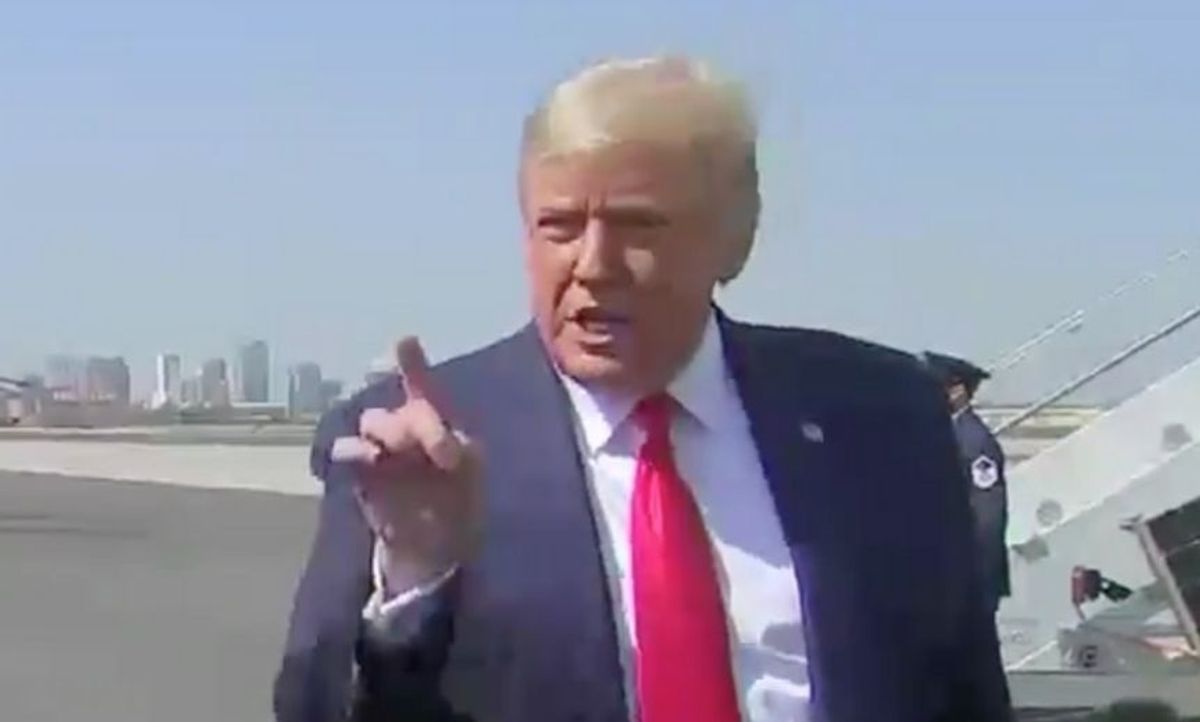 Trump Labels Reporter 'a Criminal' to His Face After He Asked Trump Why He's 'Calling Biden a Criminal'