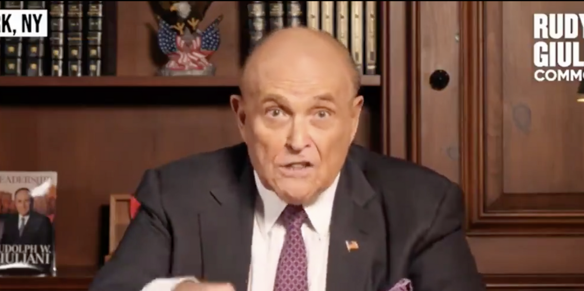 Rudy Giuliani Rails Against 'Prince of Darkness' Biden in Bonkers Rant Defending Sketchy Hunter Biden Allegations