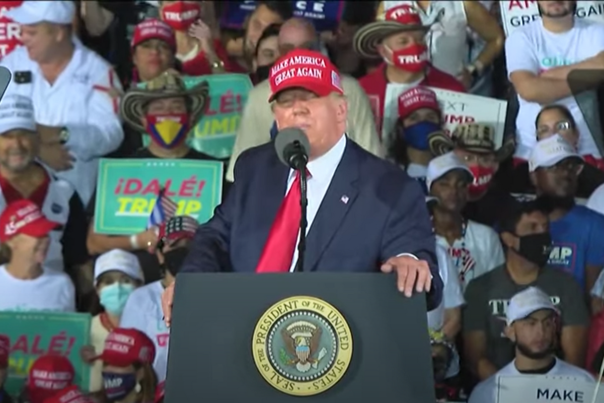 Trump Assures Florida Superspreader Crowd He'll Fire Dr. Fauci After The Election