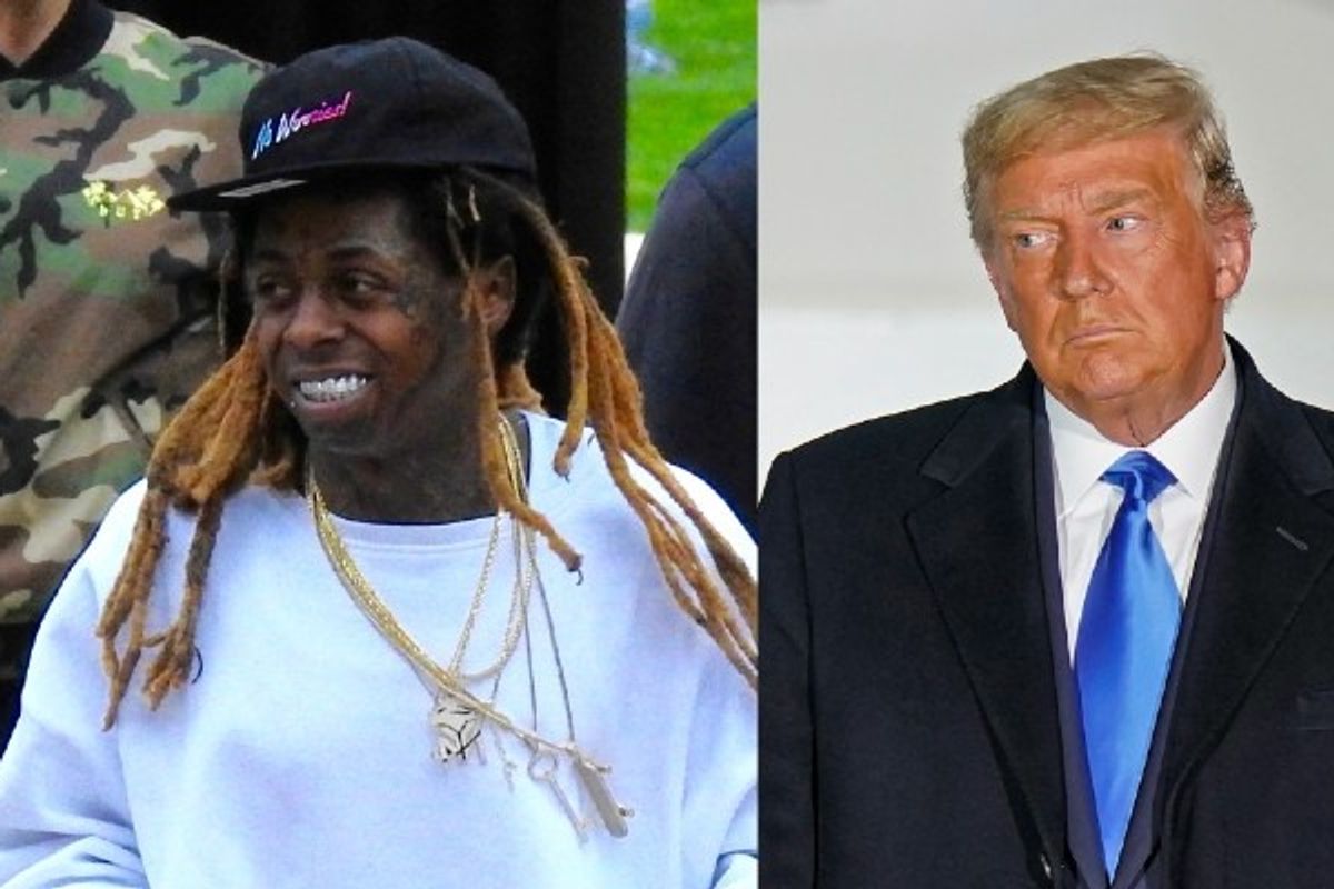 Lil Wayne and Donald Trump 