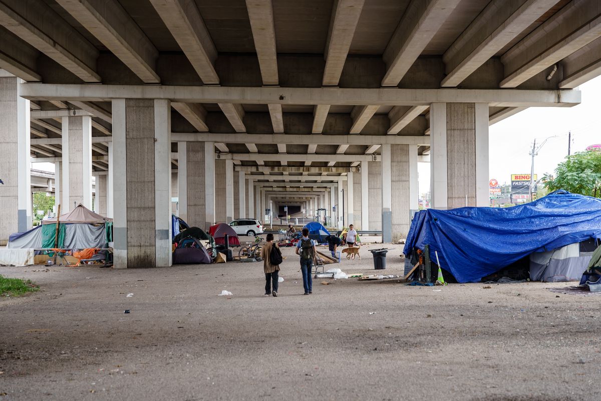 Austin’s homeless camps face COVID and cleanups one year after governor's intervention