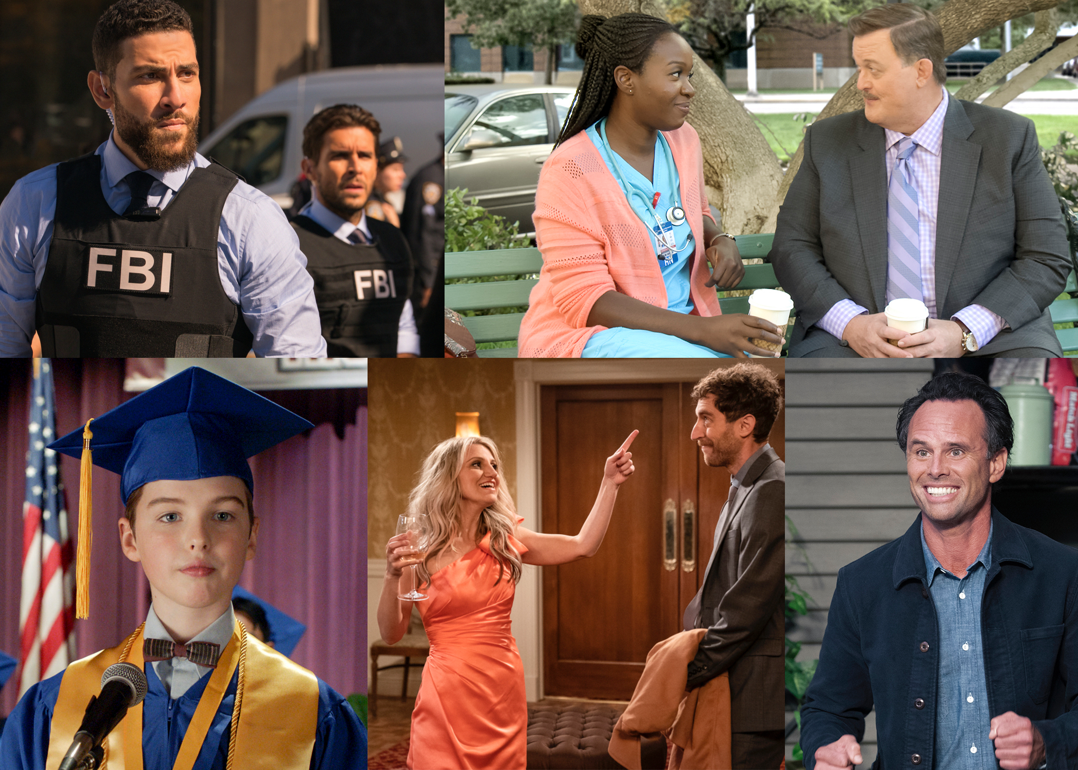 Montage of CBS fall TV shows