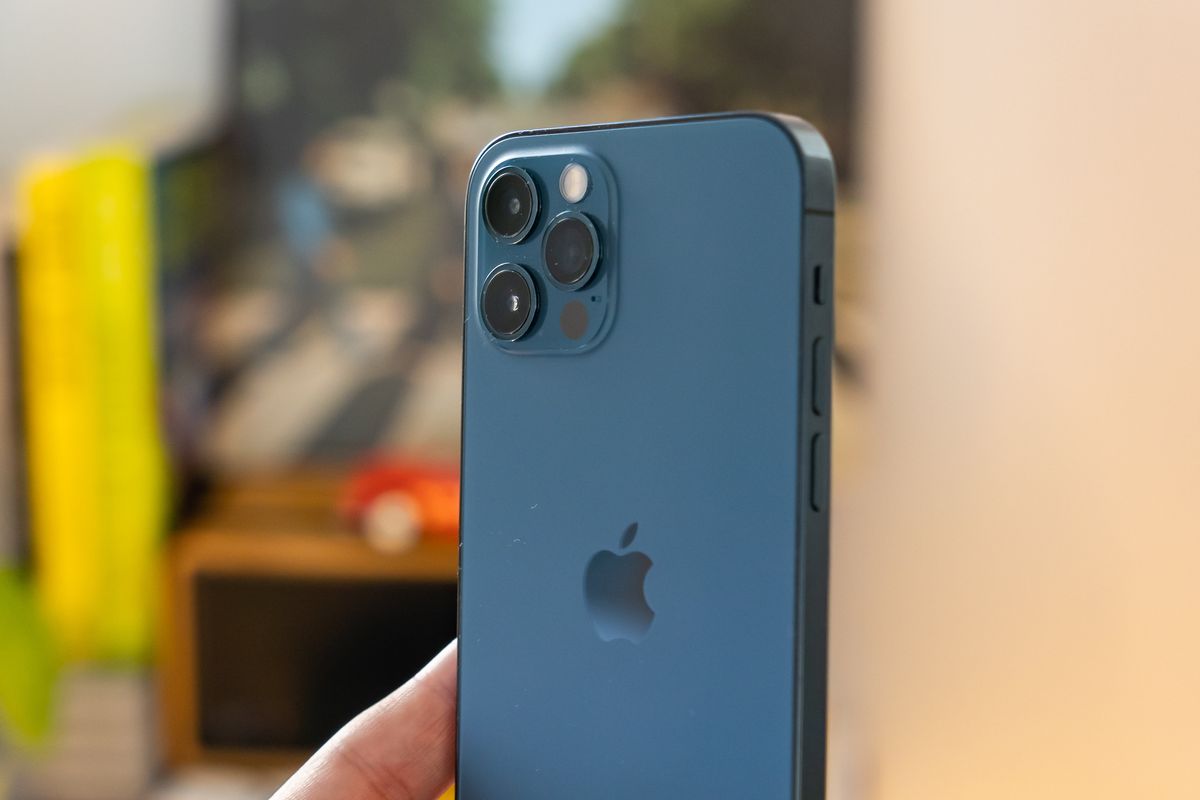 Three-lens rear camera system of the iPhone 12 Pro