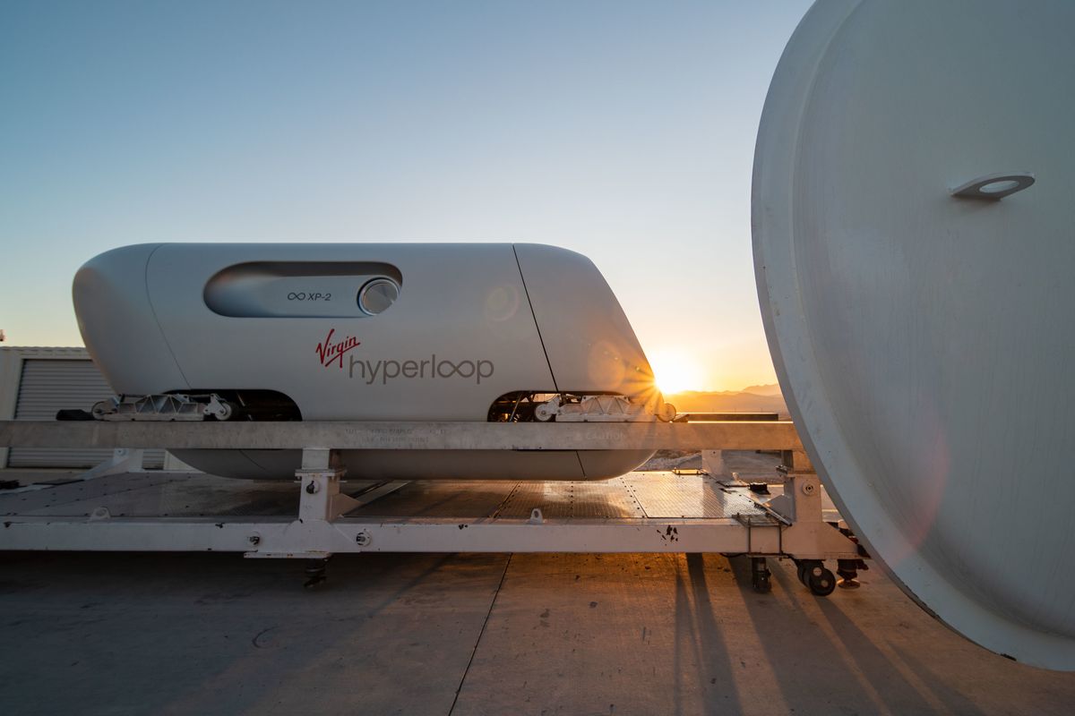Virgin Hyperloop XP-2 test vehicle
