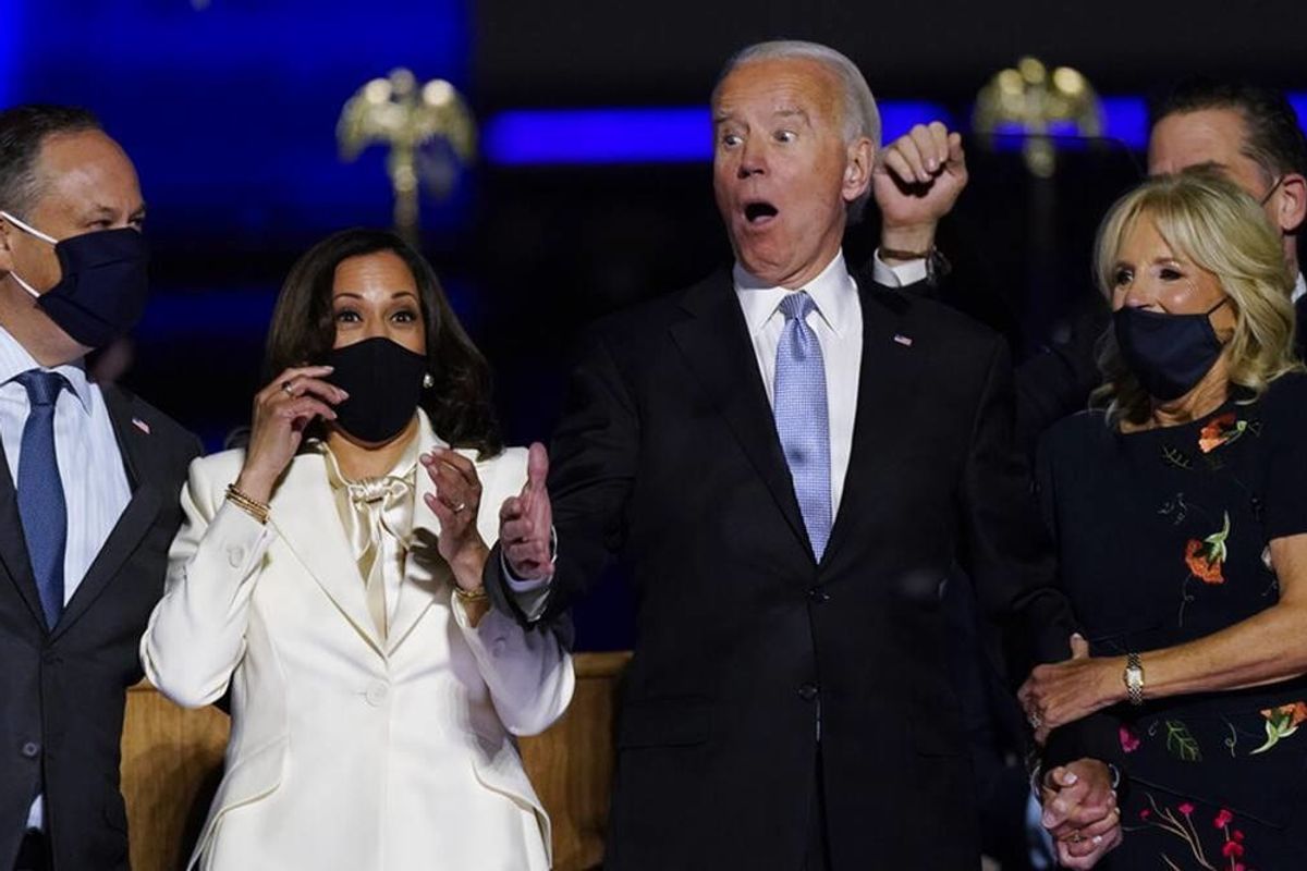Joe Biden Kamala Harris Victory party