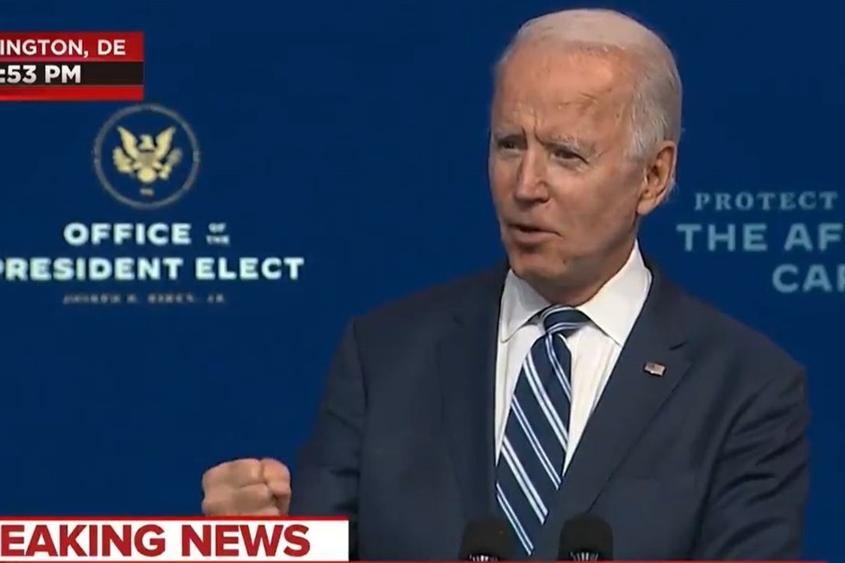 Joe Biden calls President Trump's refusal to concede 'embarrassing'