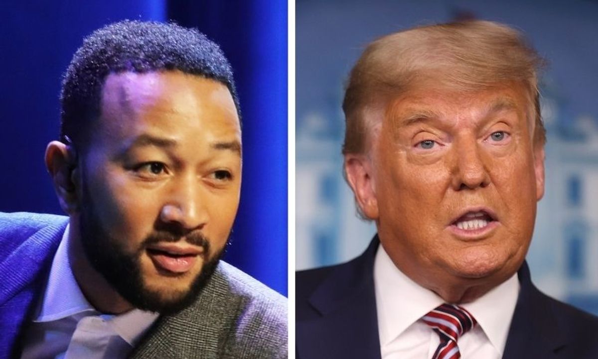 John Legend's Shady Response to Trump Tweeting '73,000,000 LEGAL VOTES!' Is Honestly All of Us