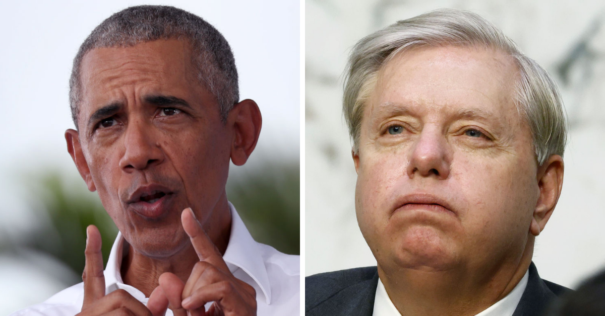 Obama Throws Some Serious Shade At Lindsey Graham In His New Book, And People Are So Here For It