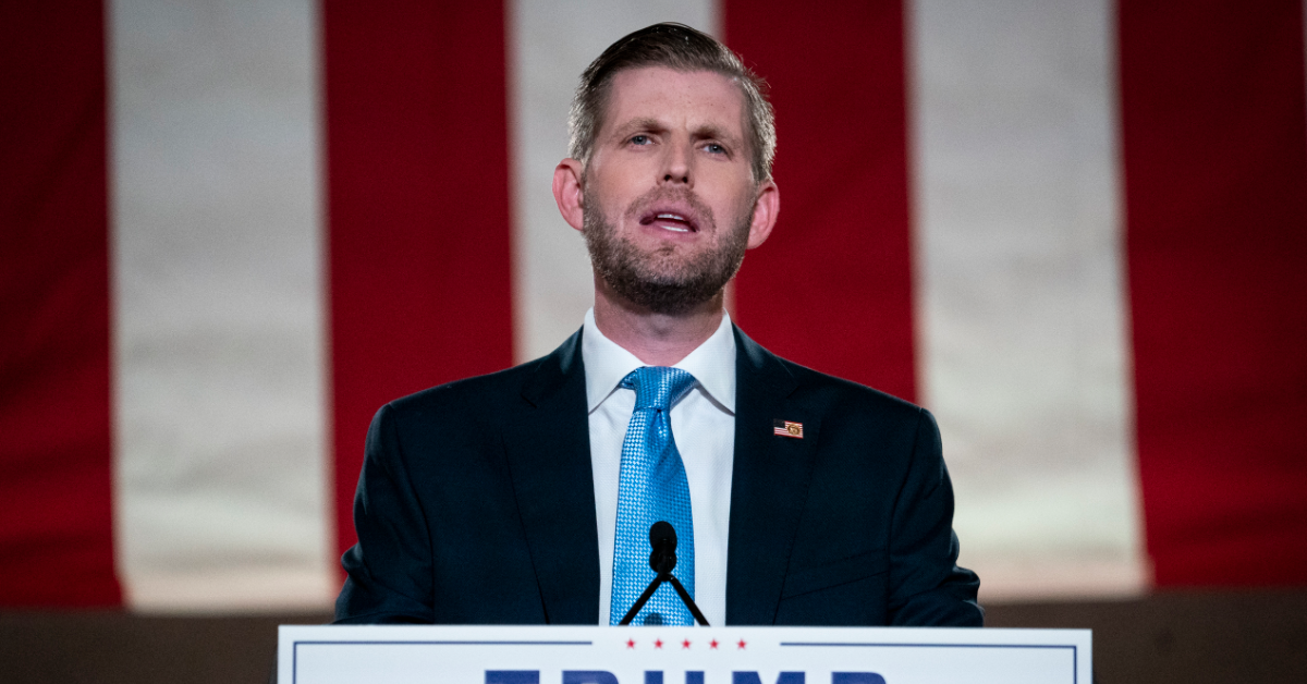 Eric Trump Dragged For Saying Election Is 'Rigged' Because Trump's Rallies Were Bigger Than Biden's