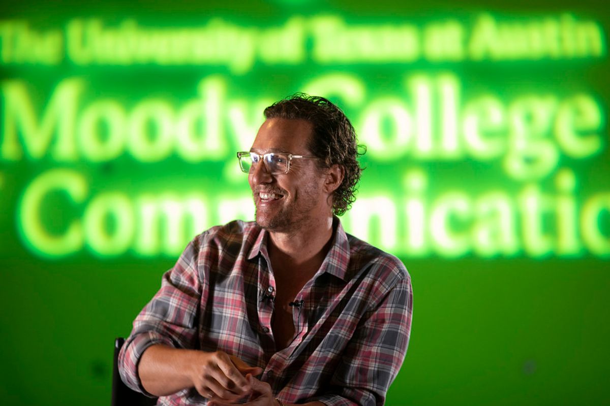 Minister of Culture Matthew McConaughey mulls a run for Texas governor