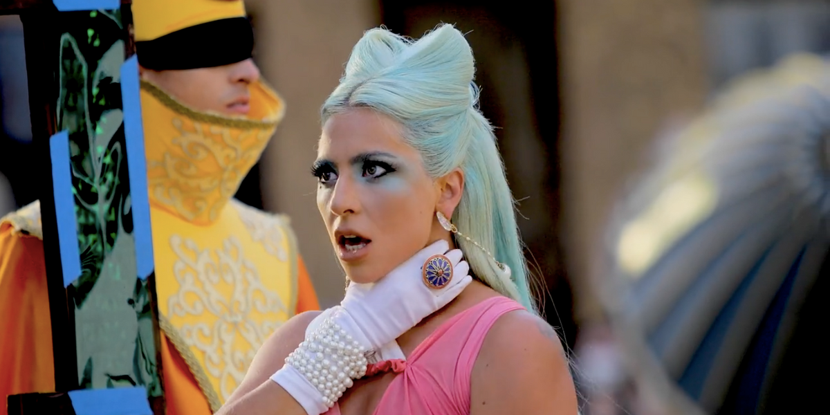 Go Behind the Scenes of Lady Gaga's '911' Music Video
