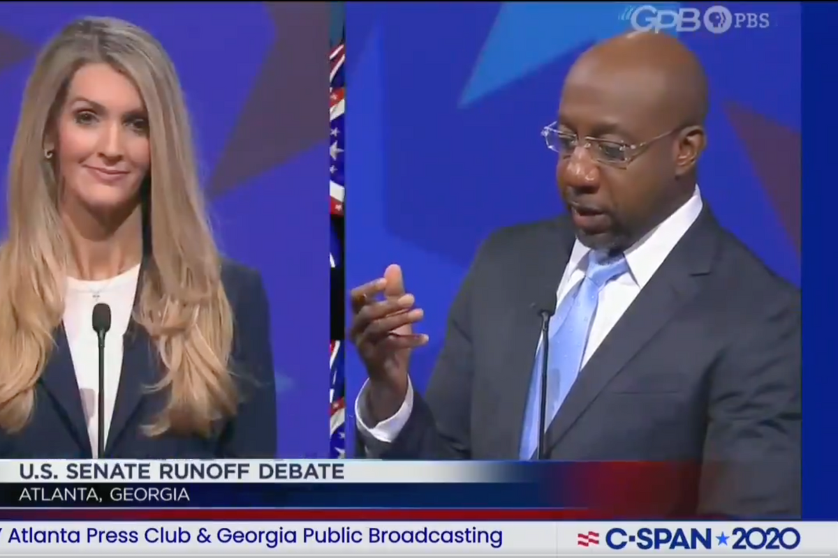 Kelly Loeffler Has Vision For Georgia, Which Is ... LOOK! BLACK MAN! RUN!
