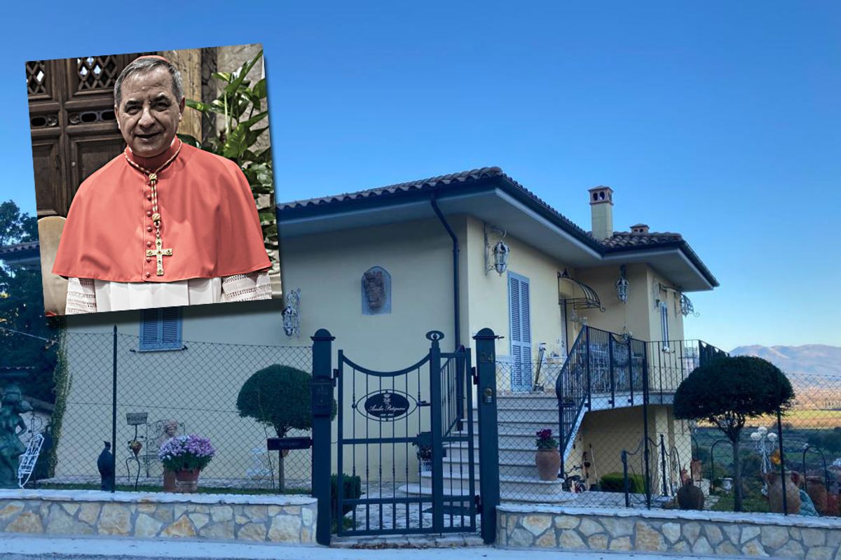 A monsignor Perlasca la villa della «donna del mistero» in cambio di 5 anni di messe