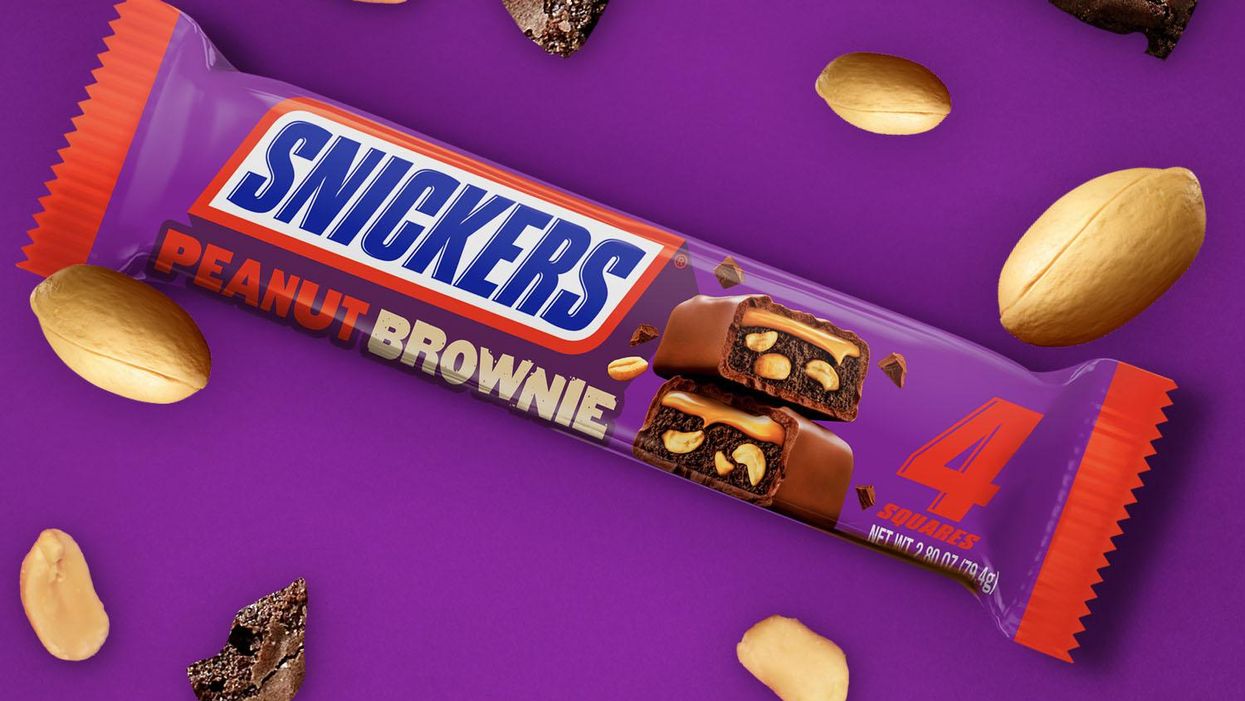 Snickers peanut butter brownie bars are now available in stores