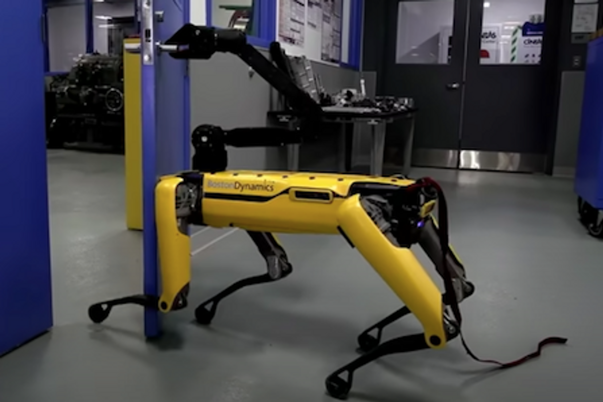 Boston Dynamics robot dog spot